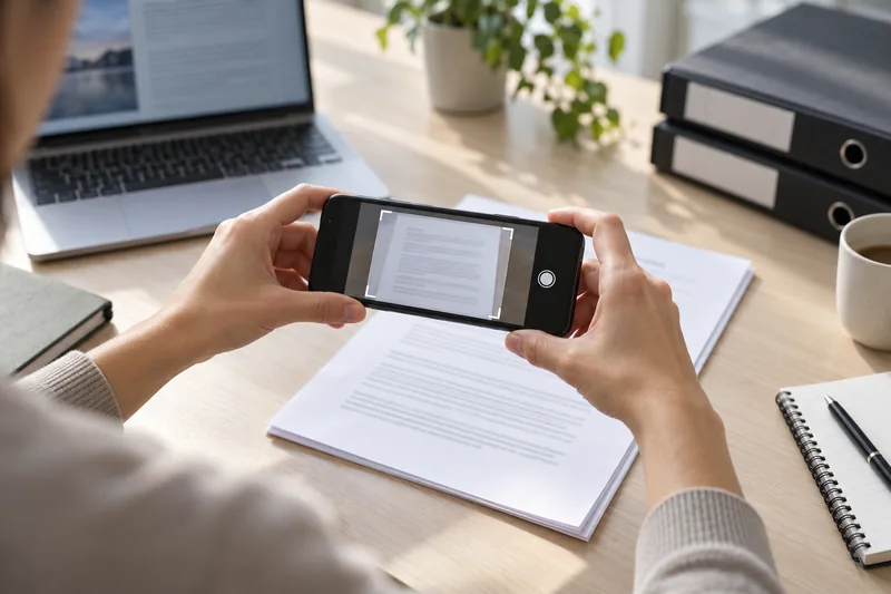 Mietverträge und Abrechnungen werden für die digitale Akte erfasst