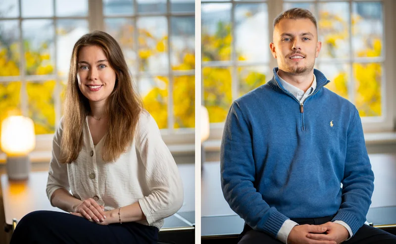 Jessica Lemm, Geschäftsführerin, und Jonas Sallinger, Property Manager der Digitalen Hausverwaltung Berlin